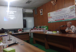 Diskusi Terfokus Mahasiswa dan Dosen PS Agroteknologi Faperta Unsoed Bersama Prof. Dr. Didik Indradewa, Dip.Agr.St dari Fakultas Pertanian UGM