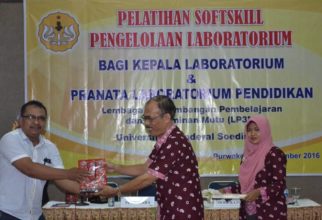 PELATIHAN SOFTSIKLL PENGELOLAAN LABORATORIUM FAKULTAS DI LINGKUNGAN UNSOED 2016