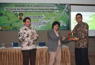 Kuliah Umum PS Agroteknologi Hadirkan Dr.rer.nat. Sarjiya Antonius dari LIPI