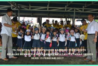 OUTING CLASS TK/KB MITRA KRISTEN PENABUR KASIH IBU PURWOKERTO BELAJAR MENANAM & MEMANEN TANAMAN DI FAKULTAS PERTANIAN UNSOED