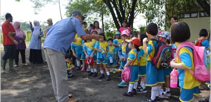 Serunya Anak-anak TK  Belajar Mengenal Tanaman di Exfarm Faperta Unsoed