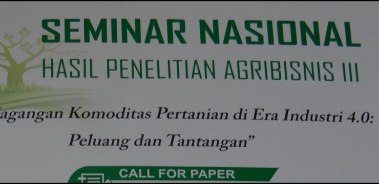 PENGUMUMAN { Seminar Nasional Hasil Penelitian Agribisnis III}