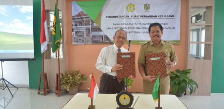 MOU Fakultas Pertanian Unsoed dengan Dinas Pertanian, Perikanan dan Ketahanan Pangan  Kabupaten Banjarnegara