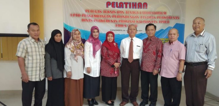Pelatihan Agensia Pengendali Hayati bagi Petugas Teknis dan Tenaga Laboratorium Dinas Perkebunan Provinsi Kalimantan Timur