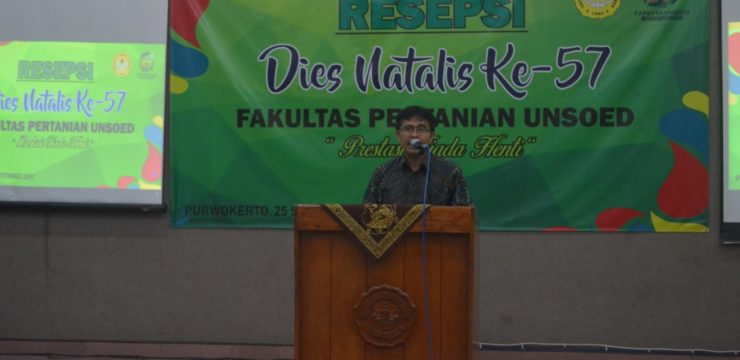 Orasi Ilmiah Dr. Ir. Sakhidin, M.P. pada Acara Resepsi Dies Natalis Fakultas Pertanian Unsoed ke-57