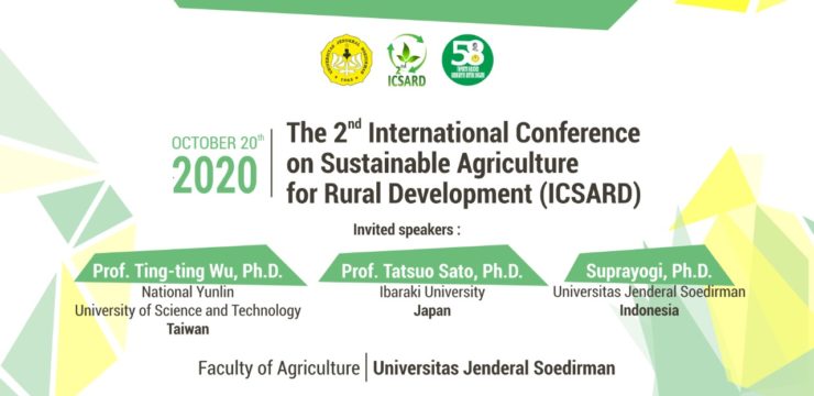 Fakultas Pertanian Sukses Menyelenggarakan Seminar Internasional ke-2 ICSARD Tahun 2020