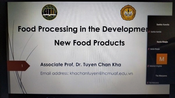 Kuliah Tamu Teknologi Pangan Bersama Prof. Dr. Tuyen Chan Kha dari Nong Lam University Vietnam