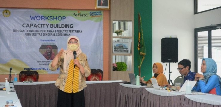 Membangun Karakter dan Soft Skill Lulusan di Era Society 5.0, Jurusan Teknologi Pertanian Unsoed Menyelenggarakan Workshop Capacity Building