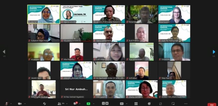 Webinar International, Jurusan Agroteknologi ”IPM in the Face of Climate Change, How do we Adapt?”