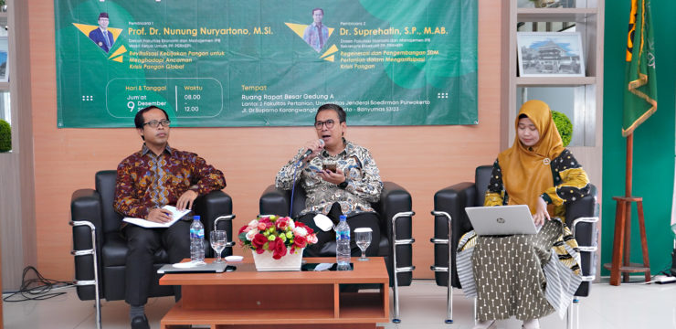 Kuliah Umum dan Pelantikkan Perhimpunan Ekonomi Pertanian Indonesia (PERHEPI) Komda Purwokero Periode 2022-2023