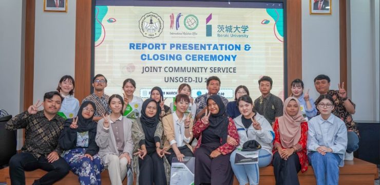 Report Presentation & Closing Ceremony Joint Community Service 2023 (Universitas Jenderal Soedirman-Universitas Ibaraki)