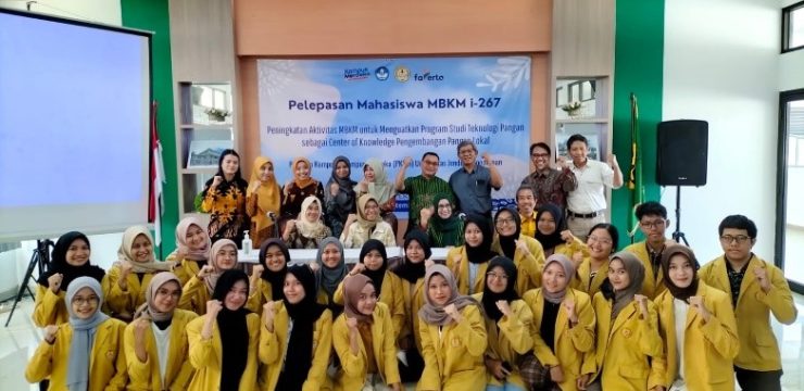 Pelepasan Mahasiswa MBKM i-267 Program Studi Teknologi Pangan Fakultas Pertanian Unsoed