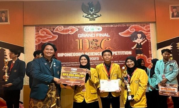 Mahasiswa Agroteknologi Raih Juara 1 di Diponegoro Science Competition 2023