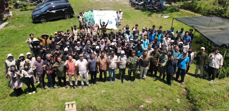 Tim PPK Ormawa Unit Klinik Tani melaksanakan Program Penguatan LMDH melalui Aksi Reboisasi